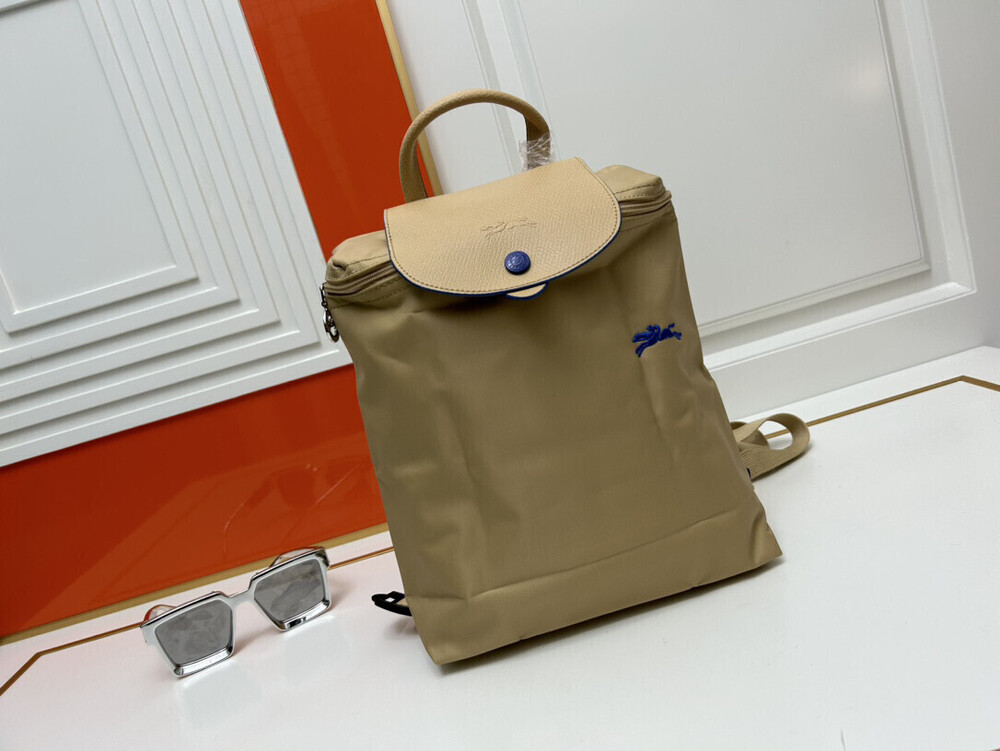 Longchamp Le Pilage Backpack Khaki